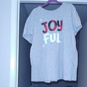 Wondershop Gray and Pink Women's Sleepwear Top